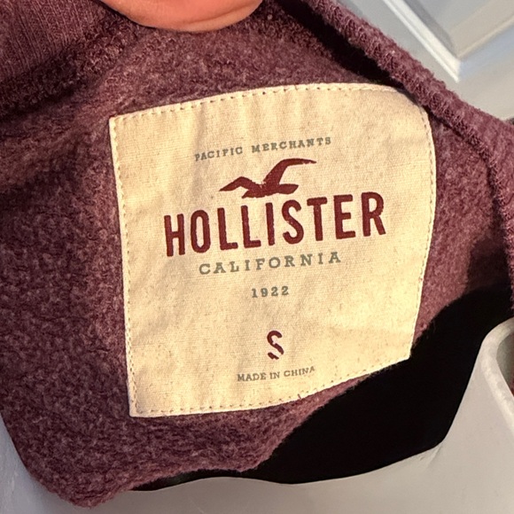 Hollister California "Sunset Coast" crewneck sweatshirt Oversized S - Picture 6 of 8